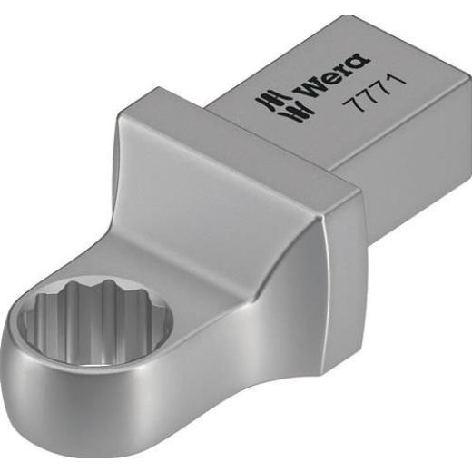 Einsteckringschlüssel 7771 SW 17mm 9x12mm CV-Stahl WERA