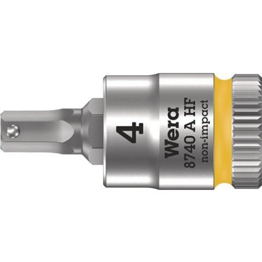 Steckschlüsseleinsatz 8740 A HF 1/4 Zoll SW 4mm L.28mm WERA