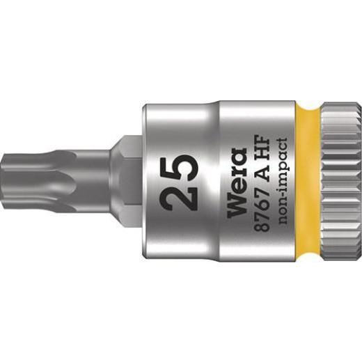 Steckschlüsseleinsatz 8767 A HF TORX® 1/4 Zoll T25 L.28mm WERA