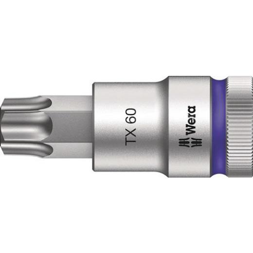 Steckschlüsseleinsatz 8767 C HF TORX® 1/2 Zoll T60 L.60mm WERA