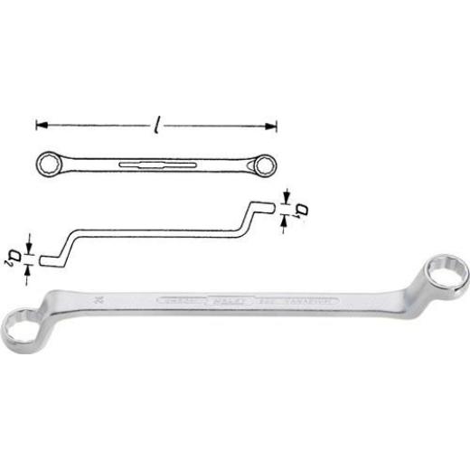 Doppelringschlüssel 630 12x13mm 220mm HAZET