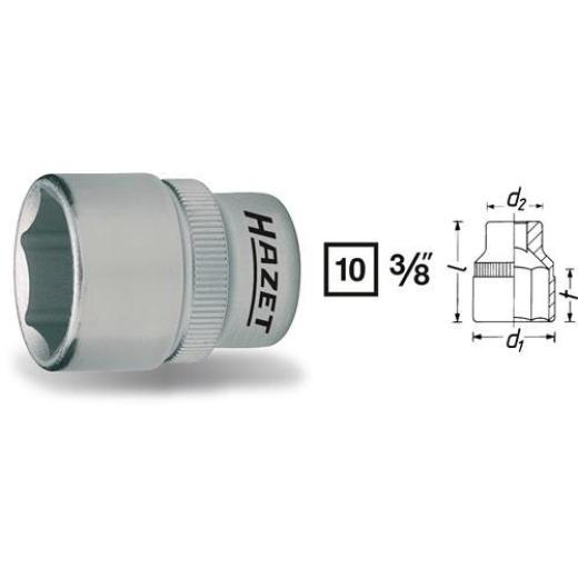 Steckschlüsseleinsatz 880 3/8 Zoll 6-kant SW 20mm L.31,5mm HAZET