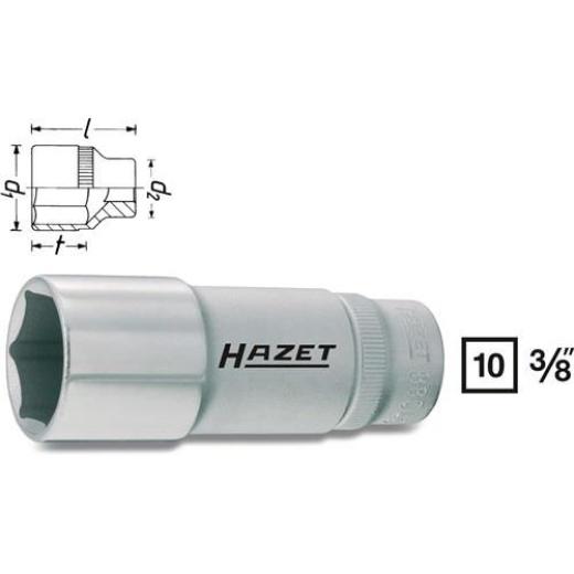 Steckschlüsseleinsatz 880LG 3/8 Zoll 6-kant SW 13mm L.54mm HAZET