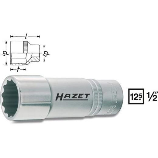 Steckschlüsseleinsatz 900TZ-15 1/2 Zoll SW 15mm L.85mm HAZET