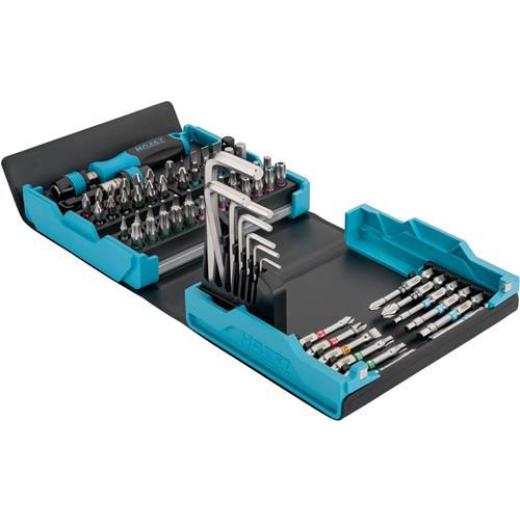 Bitsortiment SmartCase 2200SC-1 69-tlg.Schlitz/PH/PZD/6Kt./TX/TX-Bo HAZET