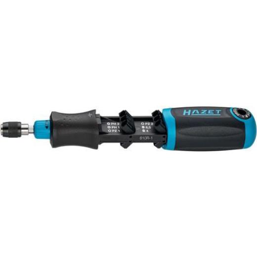 Magazin-Schraubendreher 810R-4 13-tlg.Schlitz/PH/PZD/i6-KT./TX HAZET