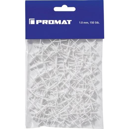Fliesenkreuz 1mm 150 St./Btl.PROMAT | 10 Stück