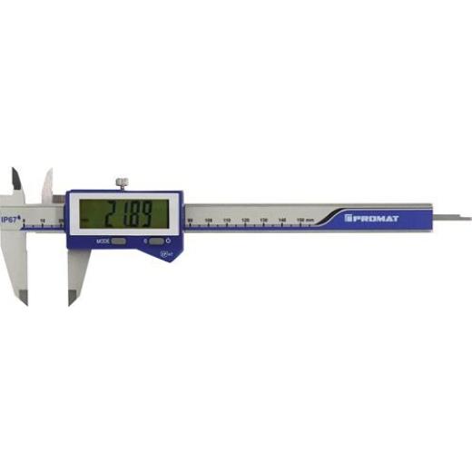 Messschieber DIN 862 IP67 150mm dig.m.Schr.eck.PROMAT