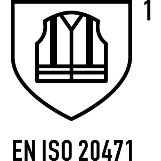 Warnschutzregenhose Dirk Gr.L gelb/schwarz