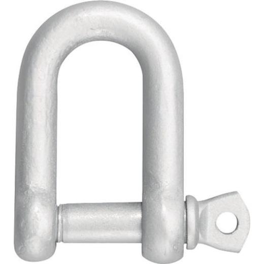 Schäkel Trgf.100kg Bügel/Bolzen 6mm ger.Form VE=50 St. | 50 Stück