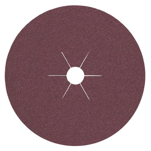Fiberscheibe D.125mm K.60 f.HO/Metall Korund TECWERK | 25 Stück