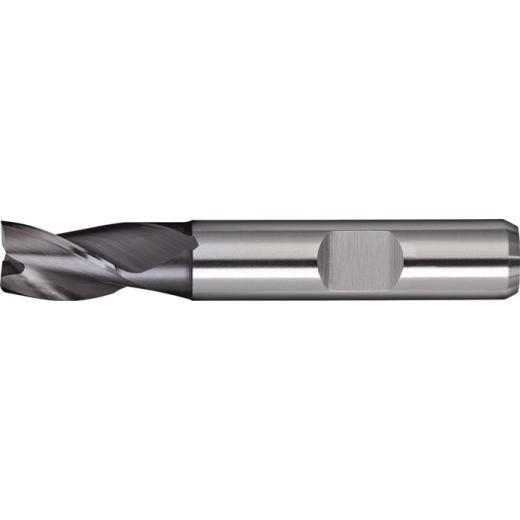 Bohrnutenfräser DIN 327 TypN D.12mm HSS-Co8 TiCN Weldon Z.3 kurz TECWERK