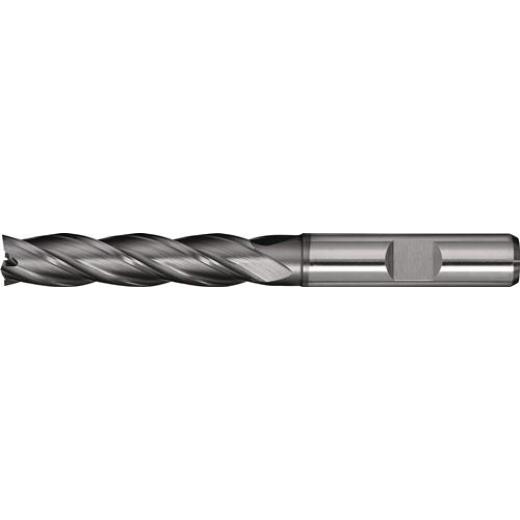 Schaftfräser DIN 844 TypN D.3mm Einsatz-L.18mm HSS-Co8 TiCN Weldon