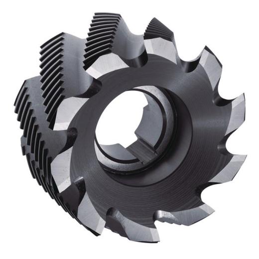 Walzenstirnfräser DIN 1880 Typ NR D.80mm HSS-Co5 TiCN Z.10 TECWERK