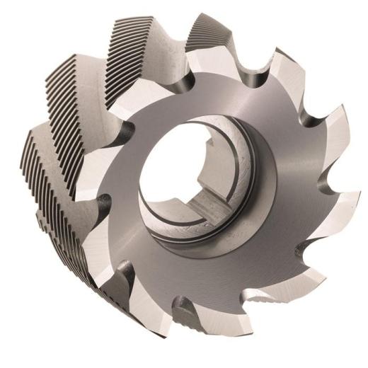 Walzenstirnfräser DIN 1880 Typ HR D.80mm HSS-Co5 Z.10 TECWERK