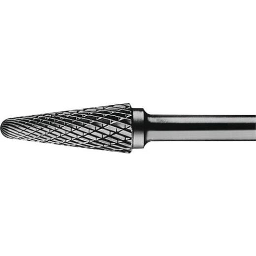Frässtift KEL D.8mm Kopf-L.25mm Schaft-D.6mm HM Verz.Kreuz TECWERK