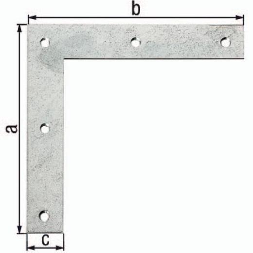 Eckwinkel L.200x200mm B.30mm STA sendzimirverzinkt GAH | 10 Stück