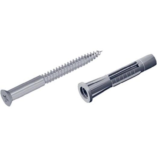 Schraubenset 11602 4,5x60mm STA verz.m.Dübeln u.Schrauben ELEMENT SYSTEM | 2 Stück
