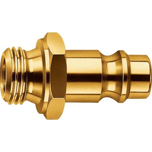 Stecknippel MS Stecker DN 7,2 AG G 3/8 Zoll EWO | 10 Stück