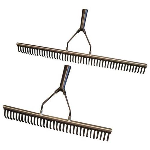 Gummirechen B.750mm Zinken Stahl/Gummi ALUREX