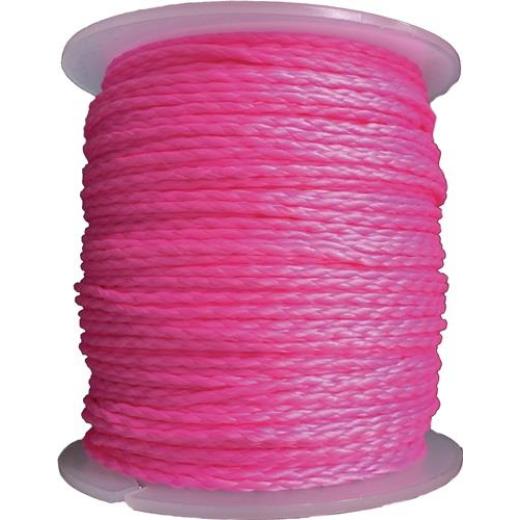 Pflastererschnur L.100m D.1,7mm 30kg PP pink,fluoresz. | 6 Stück