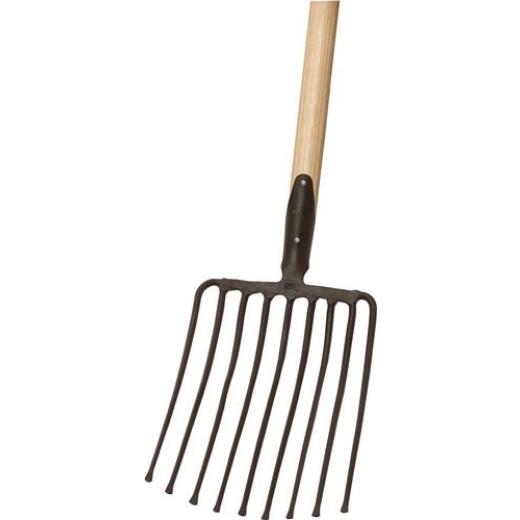 Steingabel 9,Zinken-L.330mm m.Federdülle,o.Stiel STA IDEAL | 10 Stück