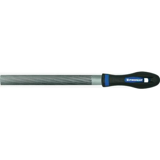 Werkstattfeile DIN 7261 L.150mm Q.16x5mm Hieb 2 Halbrund 2K-Ergo PROMAT