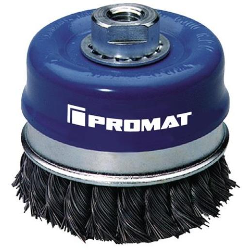 Topfbürste D.65mm Drahtstärke 0,35mm STA 12500min-¹ TECWERK