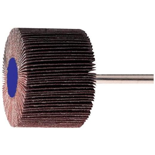 Fächerschleifer Ø40xH15mm K.80 Korund Schaft-D.6mm PROMAT | 10 Stück
