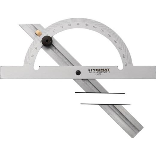 Winkelmesser Gradbogen-D.100mm Schienen-L.150mm PROMAT