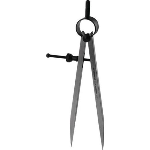 Federzirkel L. 125mm m. Schnellspannmutter PROMAT