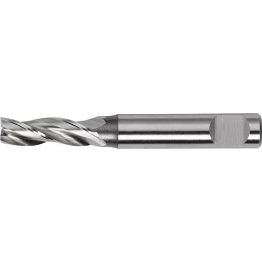 Minibohrnutenfräser D.2,5mm HSS-Co8 Weldon Z.3 lang PROMAT