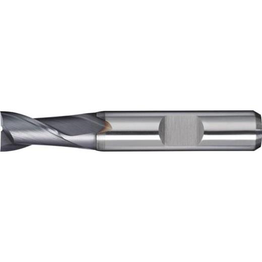 Bohrnutenfräser DIN 327D TypN D.14mm HSS-Co8 TiCN Weldon Z.2 kurz PROMAT