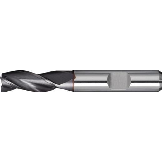 Bohrnutenfräser DIN 844 TypN D.3mm HSS-Co8 TiCN Weldon Z.3 lang PROMAT