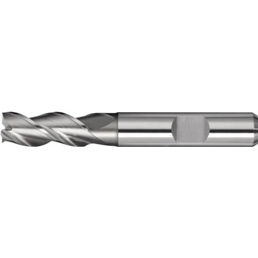 Bohrnutenfräser DIN 844 Typ W D.12mm HSS-Co8 Weldon Z.3 kurz PROMAT