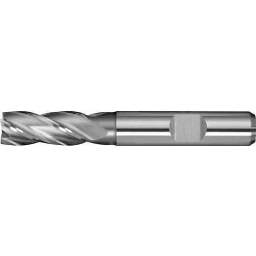Schaftfräser DIN 844 TypN D.4mm HSS-Co8 Weldon Z.4 kurz PROMAT