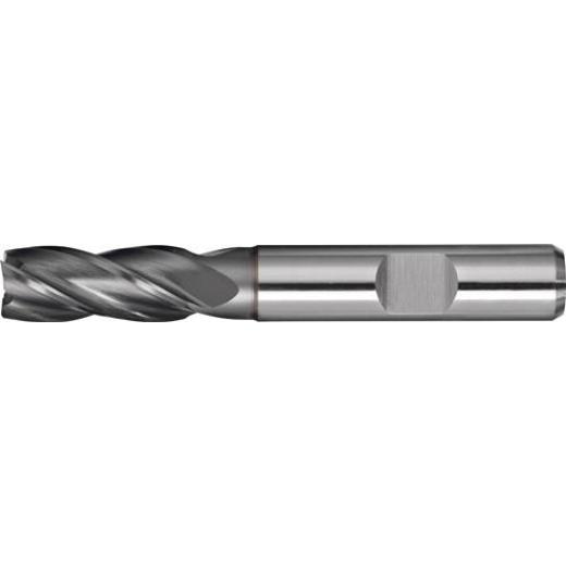 Schaftfräser DIN 844 TypN D.3mm HSS-Co8 TiCN Weldon Z.4 kurz PROMAT