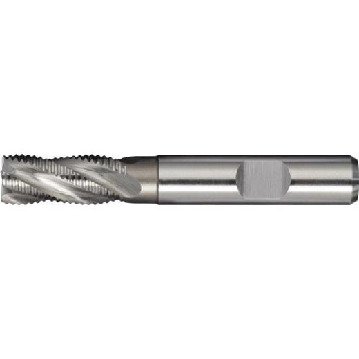 Schaftfräser DIN 844 Typ HR D.6mm Einsatz-L.19mm HSS-Co5 Weldon