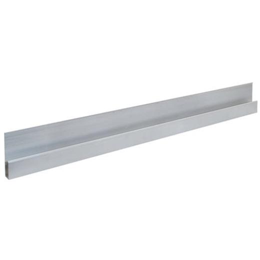 Alu h-Kartätsche L.1200mm m.Verstärkungswulst Alu.1,6mm | 10 Stück
