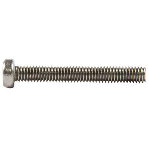 Zylinderschrauben DIN 84 (ISO 1207) | Austenite (A4) |  M 3.5 x 6 mm | 100 Stück