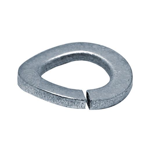 Federringe, gewellt DIN 128 | Stahl mechanisch verzinkt | B 12 mm | 500 Stück