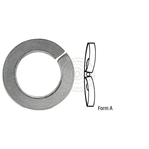 Federringe, gewölbt DIN 128 | Austenite (A4) | A 10 mm | 1000 Stück