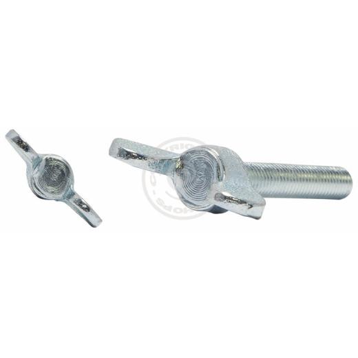 Flügelschrauben DIN 316 | GT/Stahl galvanisch verzinkt | M 6 x 12 mm | 100 Stück