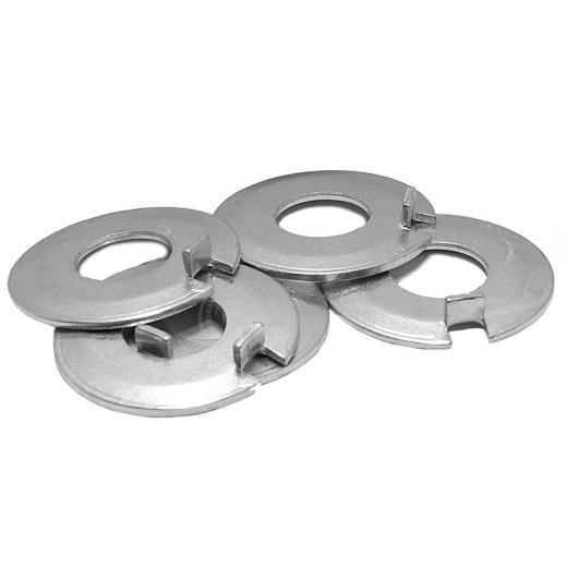 Scheiben mit Außennase DIN 432 | Stahl galvanisch verzinkt | 43 mm | 25 Stück