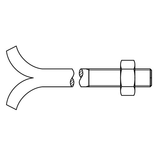 DIN 529 Mu Stahl CM 20 x 220 mm galvanisch verzinkt | 10 Stück