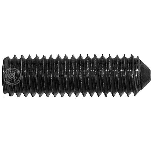 Gewindestifte mit Spitze DIN 914 (ISO 4027) | Stahl 45 H unveredelt | M 16 x 60 mm  | 50 Stück