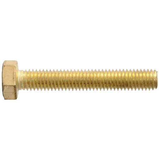 Sechskantschrauben DIN 933 (ISO 4017) | Messing | M 4 x 20 | 100 Stück