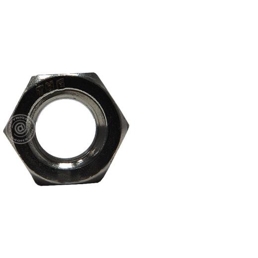 DIN 934 | Stahl 10 unveredelt | Sechskantmuttern | M 30 | 10 Stück