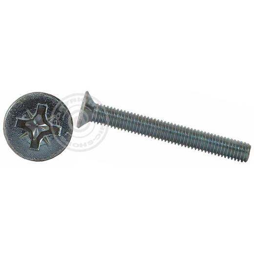 Senkschrauben DIN 965 | Stahl 4.8 galvanisch verzinkt | M 2.5 x 6 | Z | 2000 Stück