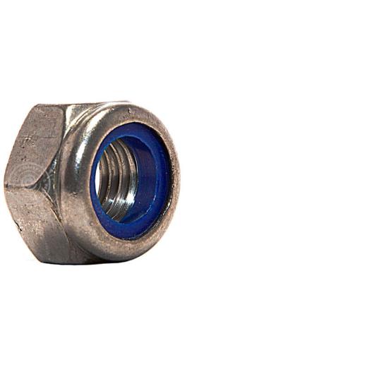 Sechskantmuttern DIN 985 (ISO 10511) | Austenite (A4) | M 12 | 250 Stück